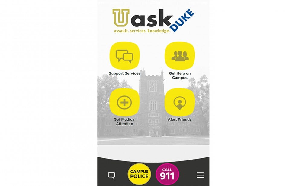 <p>The new UASK Duke app features information about sexual assault and resources to make reporting easier.</p>