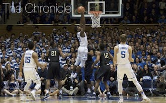 Amile Jefferson will need to have a big impact inside for the Blue Devils against the best rebounding team in the country.&nbsp;
