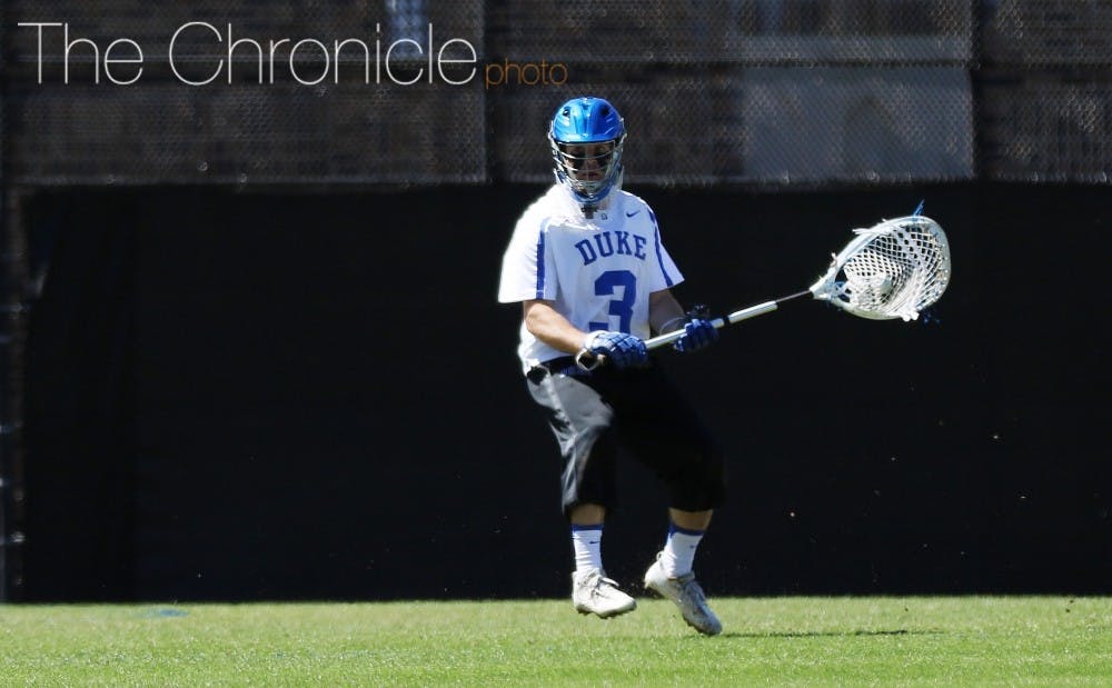 <p>Senior Danny Fowler and the Duke defense struggled mightily against Ohio State, surrendering a season-worst 16 goals in its quarterfinal defeat.</p>