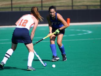 Senior Amanda Kim scored the game-winning goal just before halftime for the Blue Devils, who will return to the national semifinals for the second time in three years.