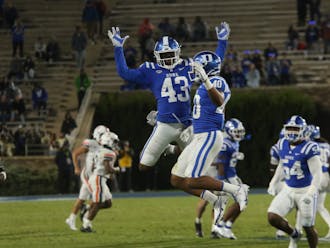 By beating Virginia, Duke earned its first ACC win under head coach Mike Elko.