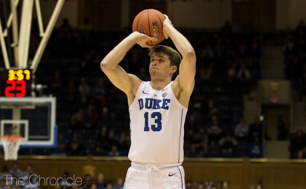 Joey Baker will sit out the 2018-19 season after reclassifying to join the Blue Devils a year early.