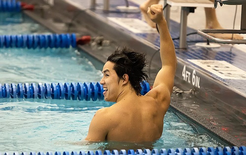 Senior Ben Hwang was named the ACC Male Swimmer of the Week.