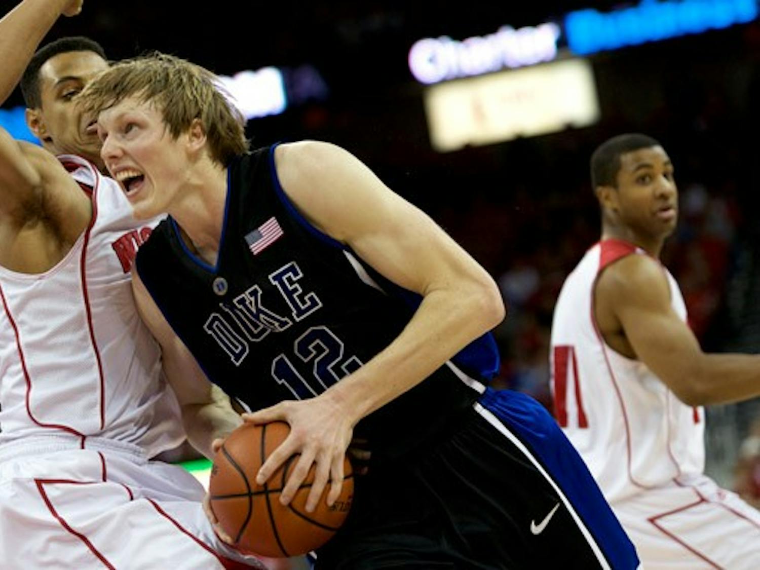 Junior Kyle Singler scored 28 points in a loss to Wisconsin in Madison, one of Duke’s only two defeats. The Blue Devils have yet to win a true road game this season.