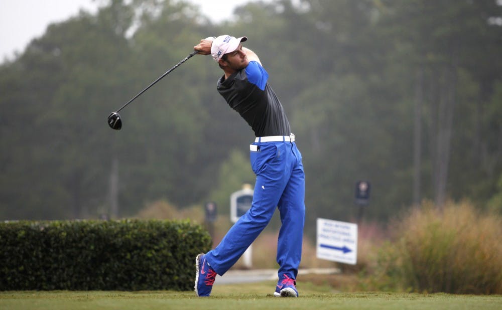 <p>Sophomore Adam Wood and junior Max Greyserman tied for ninth at the Kiawah Classic, which was called after 36 holes due to inclement weather.</p>