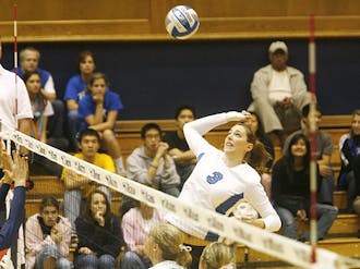 Sophomore middle blocker Amanda Robertson will be challenged by Georgia Tech’s offense Saturday in Atlanta.