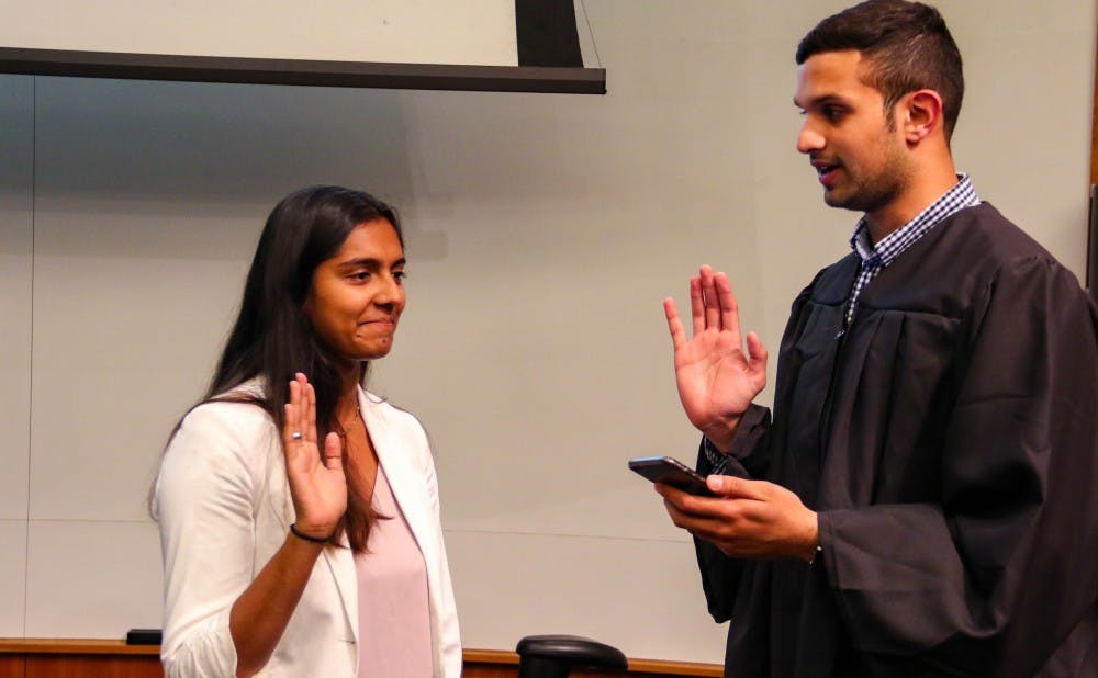 Junior Riyanka Ganguly, DSG's new president, said that she strived to choose diverse voices for her cabinet.&nbsp;