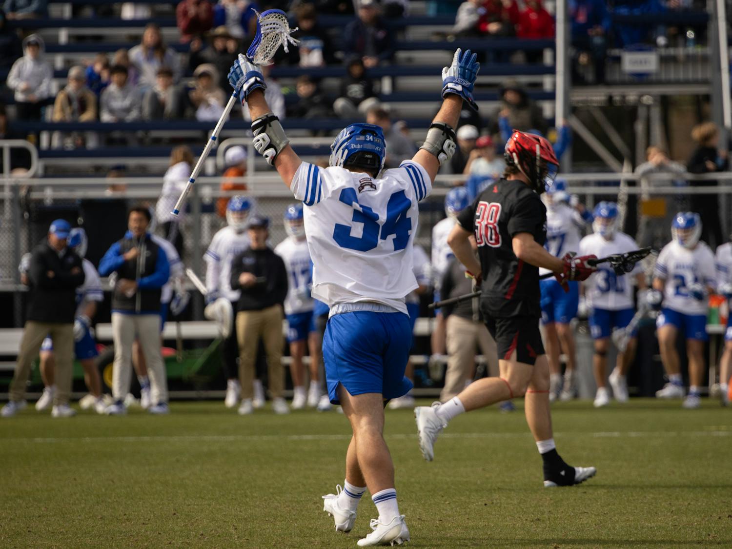 Brennan O'Neill became Duke's fifth all-time leading goalscorer with his five goals against Jacksonville.