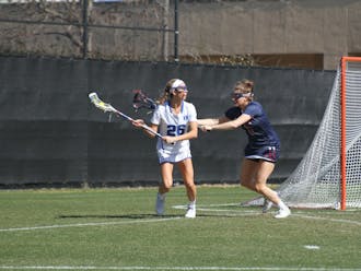 Kelci Smesko scored six goals Saturday as the Blue Devils routed Louisville 16-5, bouncing back from Wednesday's loss to Georgetown.