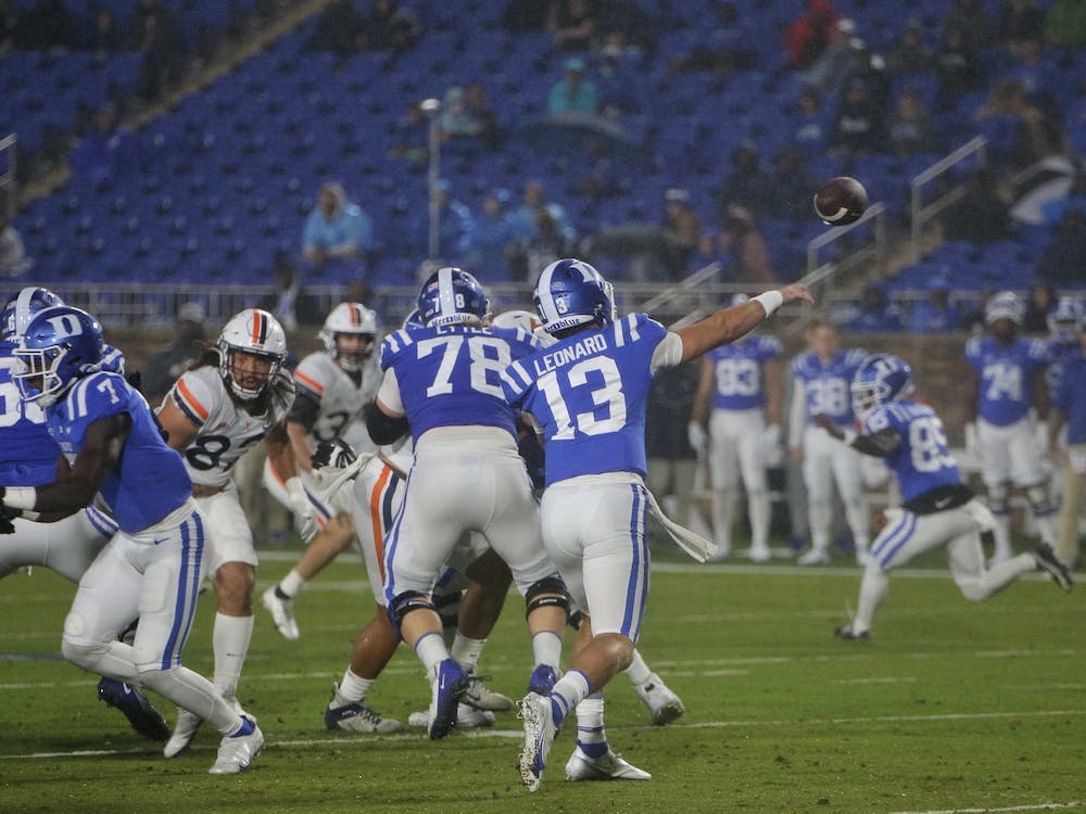 Duke currently averages total offensive 434.4 yards per game.