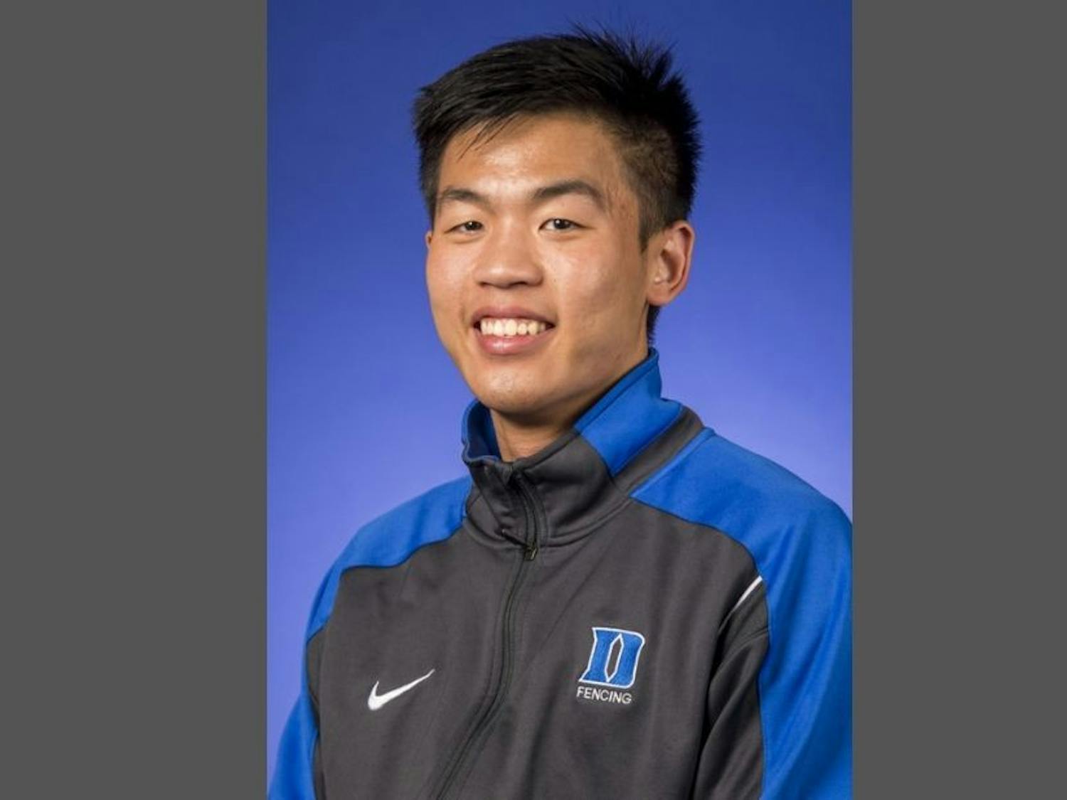 When Ping Ping Kitsiriboon's not fencing, you can often find him at Small Town Records. Courtesy of Duke Athletics.