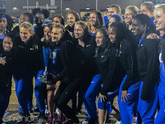 Duke's women's team won nine different events on its way to the Battle of the Blues title.