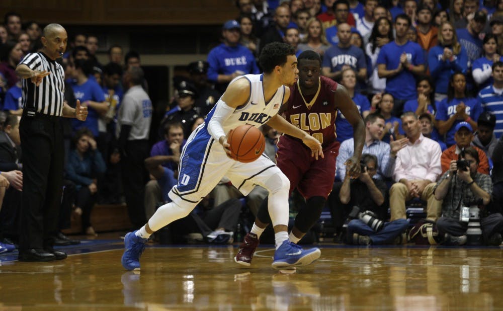 Freshman point guard Tyus Jones is averaging 5.6 assists against 1.3 turnovers per game, and will go up against Connecticut's Ryan Boatright in Thursday's showdown.