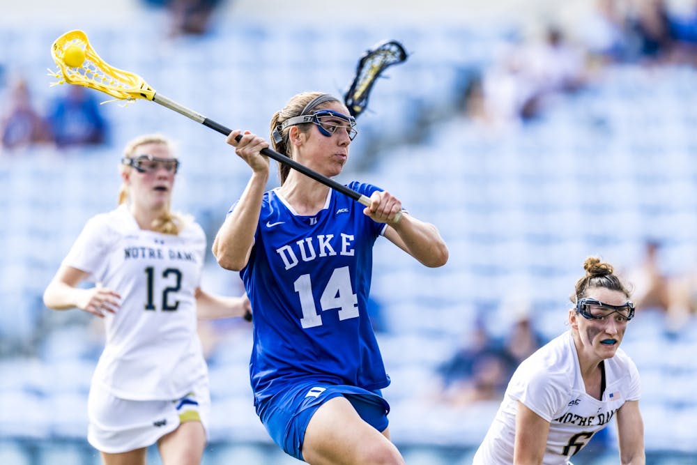 Maddie Jenner's hat trick was pivotal in bringing Duke back into the contest.