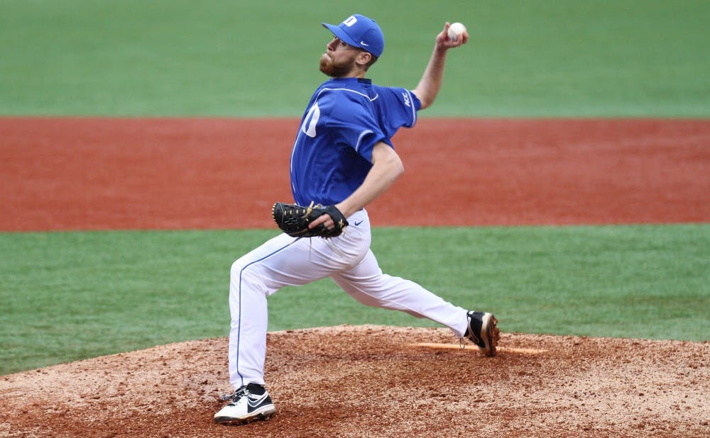 Sophomore Bailey Clark kept Iona scoreless through eight innings, striking at 11 Gael batters in Duke's 1-0 win.