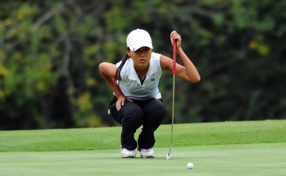 Born in South Korea, freshman Sandy Choi played her high school golf in San Diego before coming to Duke.