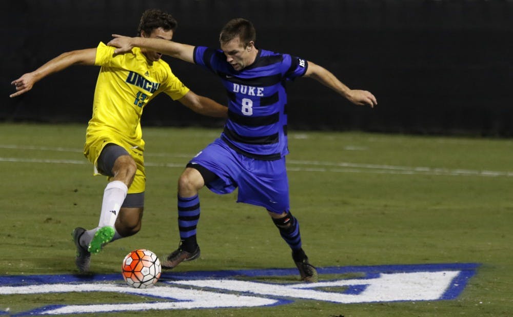 <p>Graduate student defender Jared Rist and the Blue Devils must keep a dangerous Wildcat offense from striking first Tuesday.</p>