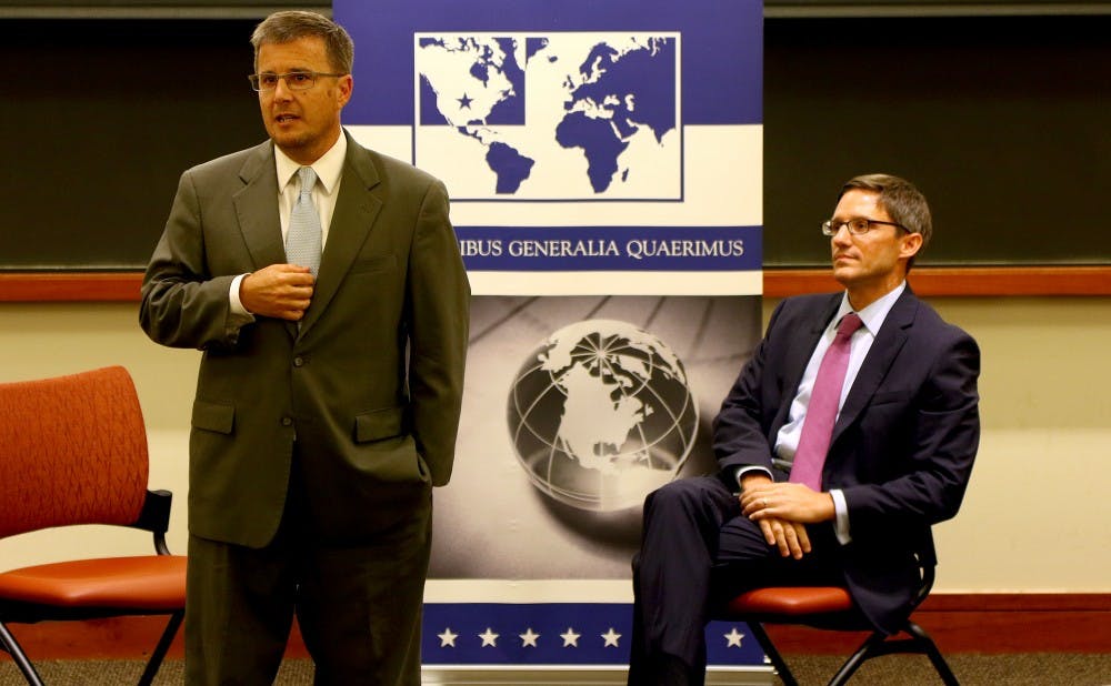 <p>Derek Chollet, former U.S. Assistant Secretary of Defense for International Security Affairs discussed President Barack Obama’s foreign policy Tuesday evening.</p>