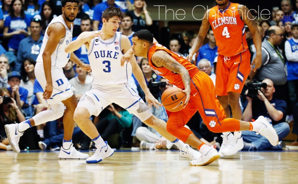 <p>The Blue Devils have won five games in a row and are improbably back in the hunt for the ACC regular-season title.</p>