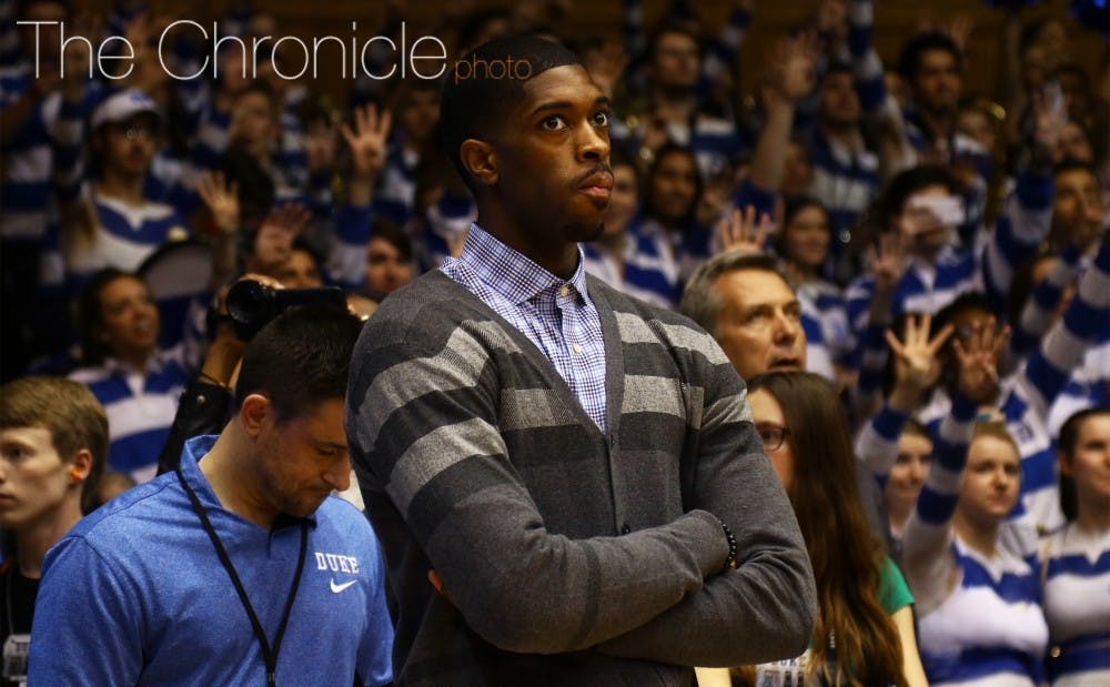 <p>Amile Jefferson averaged a double-double before a December injury sidelined him for the last 27 games of the season.</p>