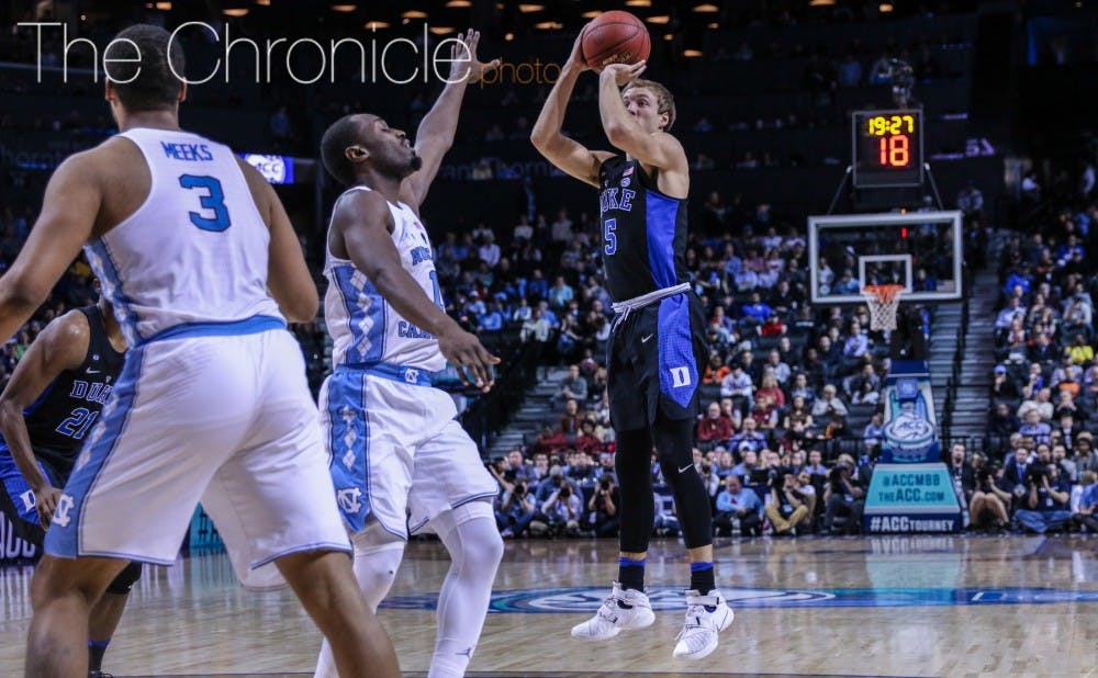 <p>Luke Kennard came on strong after the break for the third straight game with 15 second-half points.</p>