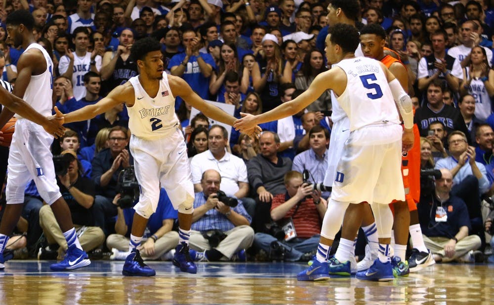 Quinn Cook (pictured above) and Sean Kelly (not pictured) will be the Blue Devils’ lone seniors playing in their final home game at Cameron Indoor Stadium Wednesday.