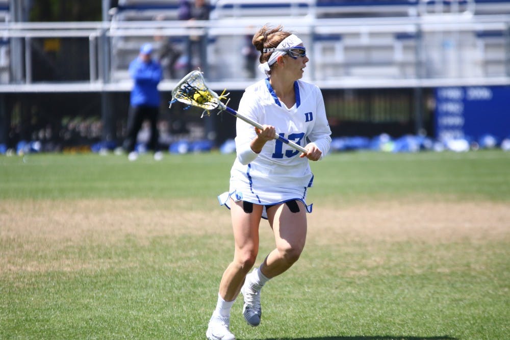 The Blue Devils had trouble scoring in the second half, managing just three goals as the Fighting Irish came from behind to tie the game and ultimately win in overtime.