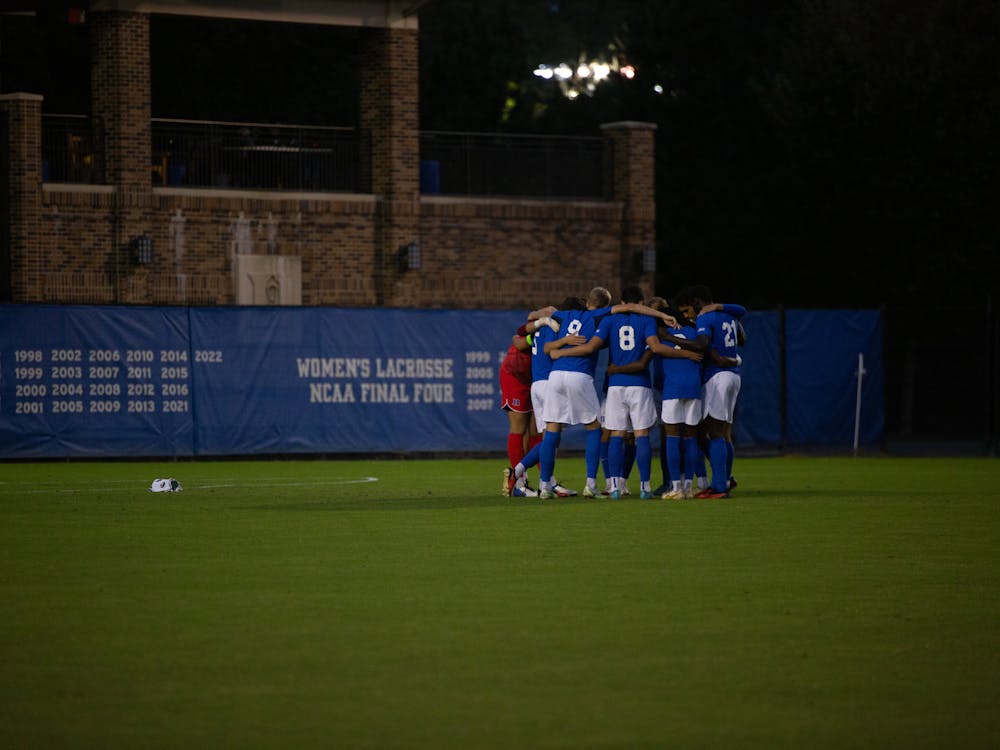 <p>No. 21 Duke men's soccer won twice this week, one against College of Charleston and a big win against No. 7 Syracuse.</p>