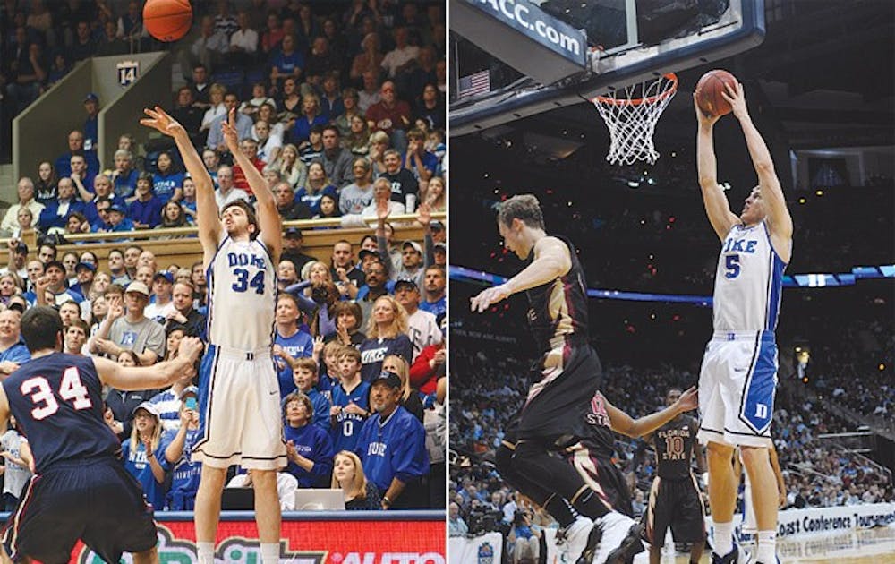 Seniors Ryan Kelly and Mason Plumlee will leave Duke with the need for big-men in the paint.