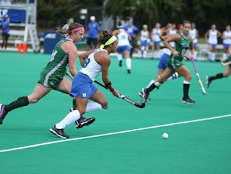 Hannah Barreca got the Blue Devils on the board before halftime, but it was not enough to bring Duke back from an early deficit Friday at No. 4 Virginia.