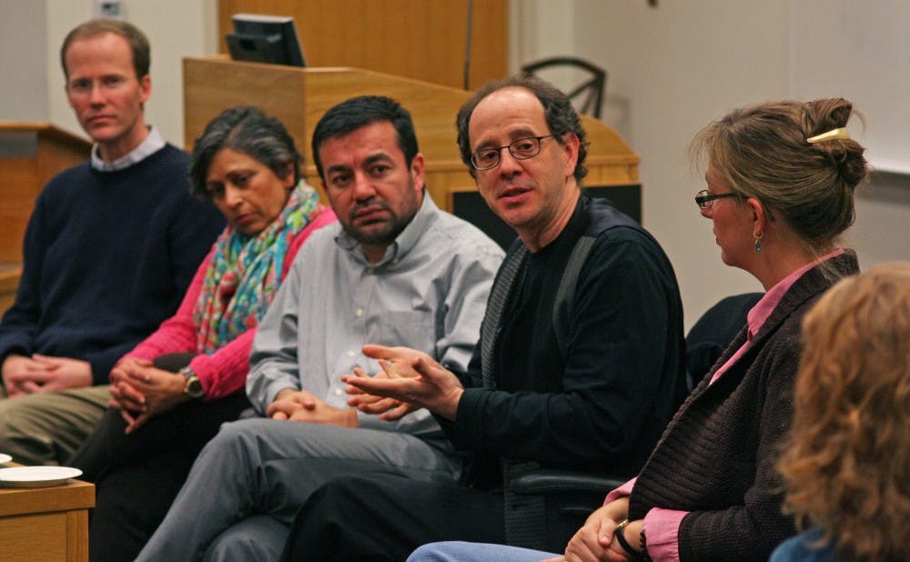 The interfaith panel on mental wellbeing featured religious leaders from campus as well as representatives from CAPS, such as Gary Glass, pictured above.