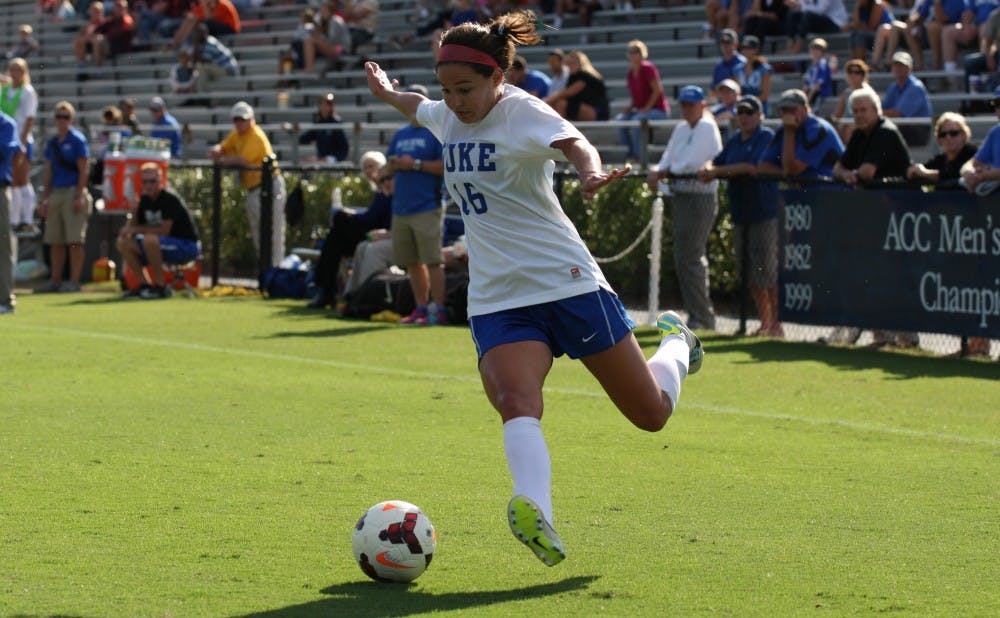 Laura Weinberg scored her third goal in five games, but Duke struggled defensively in a 4-1 loss to Boston College.
