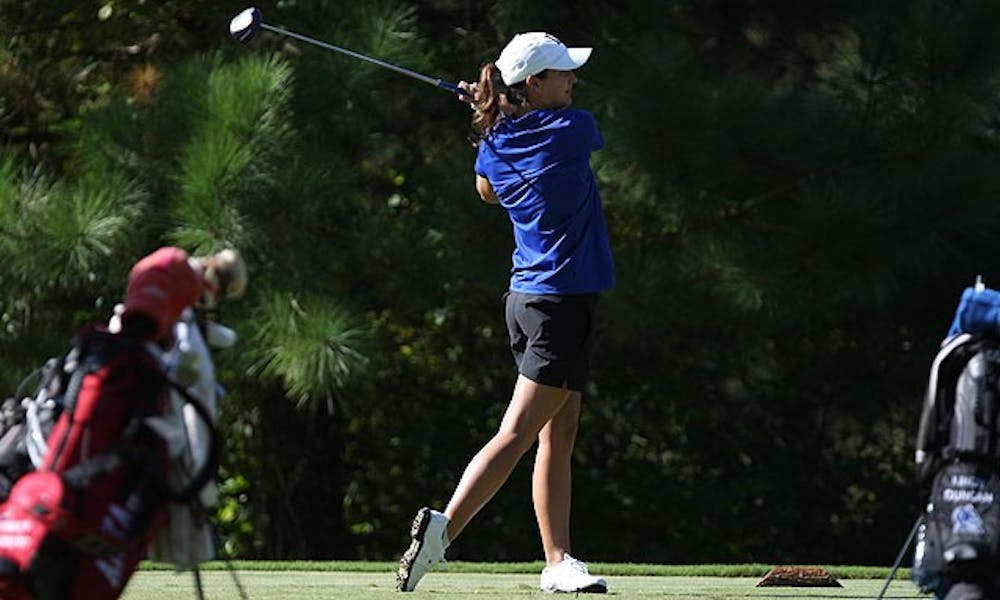 Lindy Duncan recovered from a poor first round to finish seventh overall at the Tar Heel Invitational