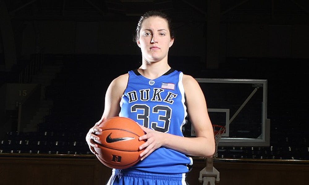 Casey Peters said of his sister [pictured], “Haley is a lot like Kyle Singler—she is all about winning.”