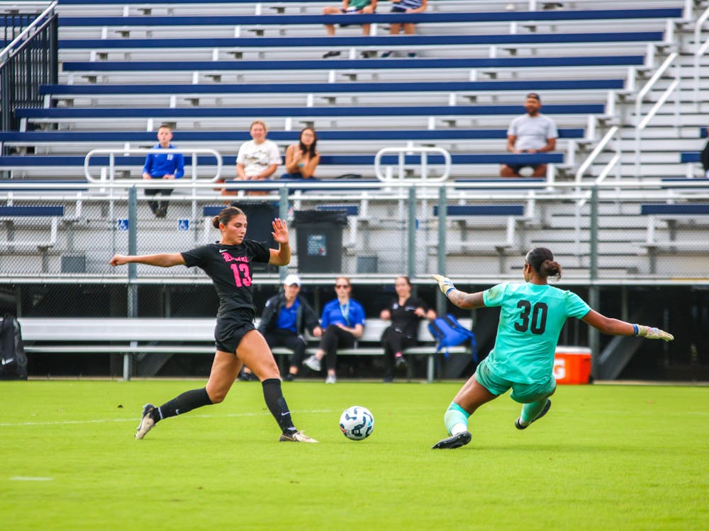 Sophomore Mia Minestrella scored a key goal against SMU.