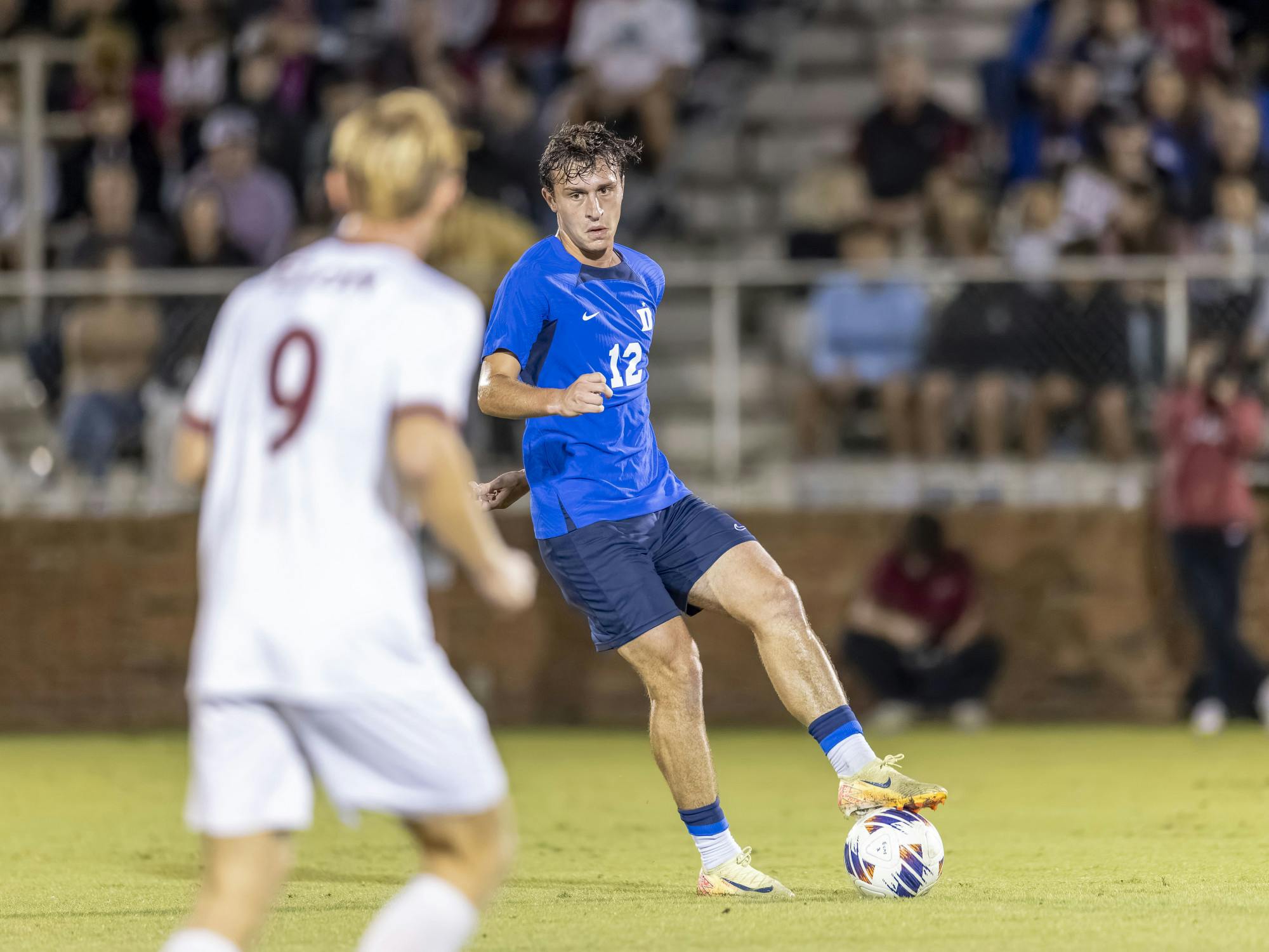 Ruben Mesalles has a quiet demeanor. His impact on Duke men's soccer