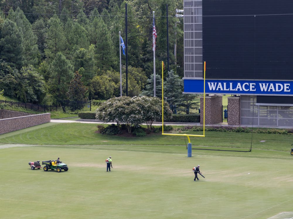 Duke groundskeepers were awarded the 2023 College and University Football Field of the Year. 