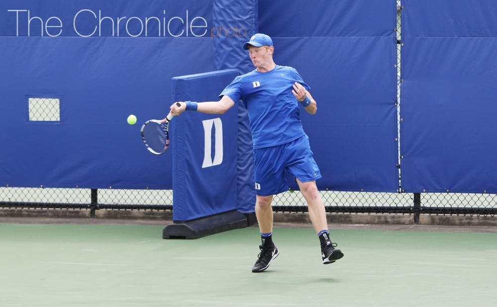 <p>Sophomore Ryan Dickerson was involved in two close doubles matches this weekend and posted two decisive wins in singles as well.&nbsp;</p>