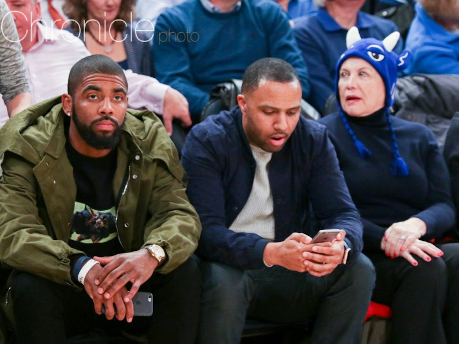 Kyrie Irving watched Duke beat Florida at Madison Square Garden a day before scoring 28 points to help the Cleveland Cavaliers beat the New York Knicks.