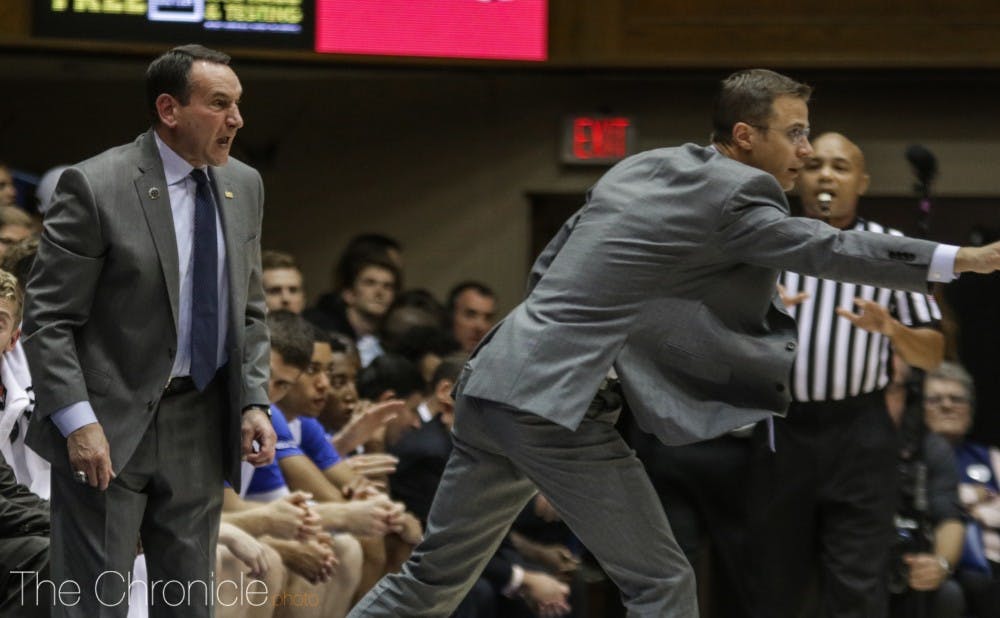 <p>Duke's outside shooting could give its coaching staff headaches this season.</p>