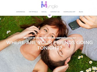 Myngle allows people to track where their friends are going out.