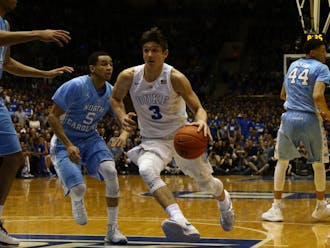 Grayson Allen scored 30 points four times this season on his way to a team-high 21.5 points per game, helping the sophomore nab first-team All-ACC honors.