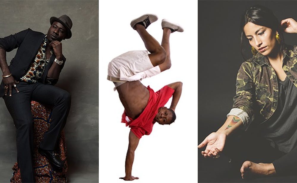 <p>Blitz the Ambassador, Rennie Harris Puremovement dancers and Ana Tijoux will perform at Duke this Fall.</p>