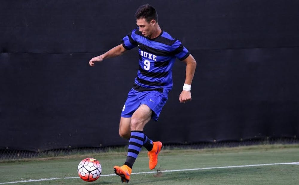 <p>Junior Brody Huitema broke a scoreless draw in the 75th minute, but Duke could not make it hold up in a 1-1 tie against UNC Charlotte Friday.</p>