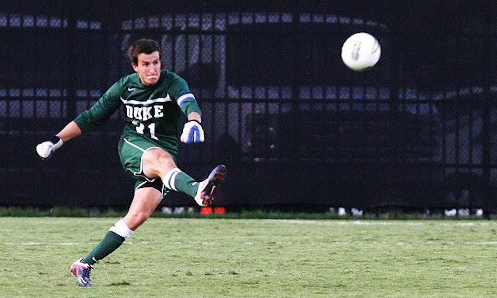 Goalkeeper James Belshaw held Virginia scoreless after the second minute, but Duke’s offense was stagnant.