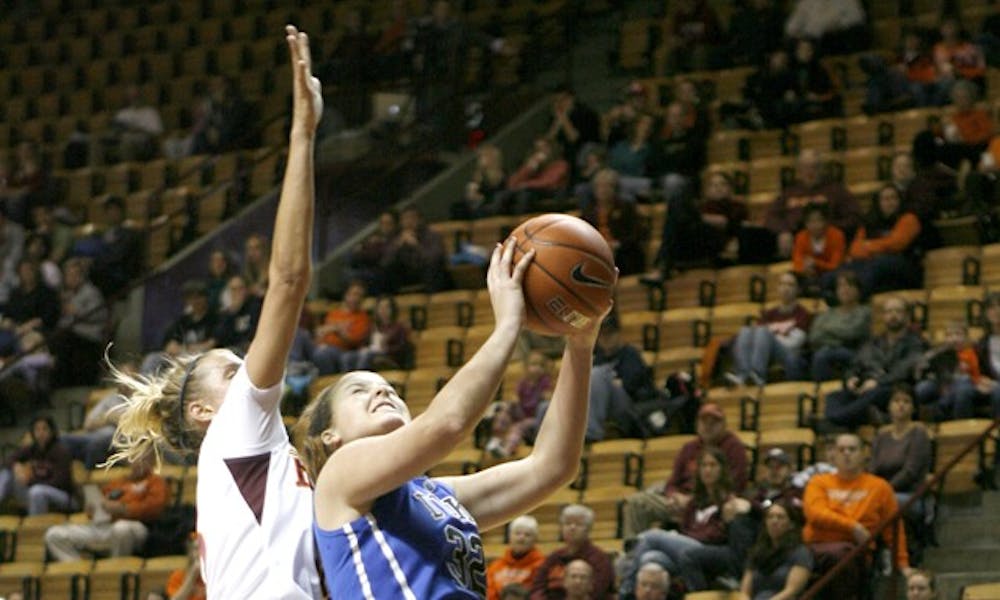 Kathleen Scheer and the Blue Devils will look to avoid overlooking Georgia Tech with major matchups with Maryland and Connecticut looming.