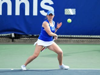 Sophomore Alyssa Smith led the women's tennis team Sunday, as she advanced all the way to the consolation finals.