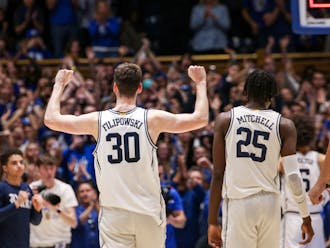 Though fresh faces come with growing pains, freshmen like Kyle Filipowski and Mark Mitchell have also contributed to the the Blue Devils' success. 