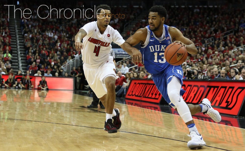 <p>Matt Jones is one of just two Blue Devils that has played in every game in an injury-riddled season.</p>