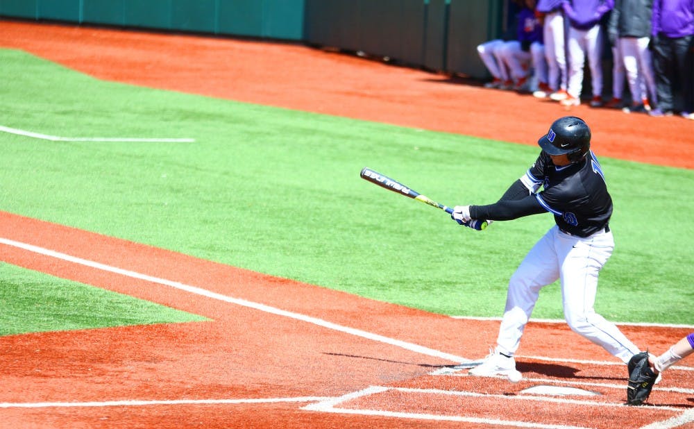 Sophomore Peter Zyla recorded four hits and three RBIs during Duke’s weekend series win against then-No. 21 Clemson.